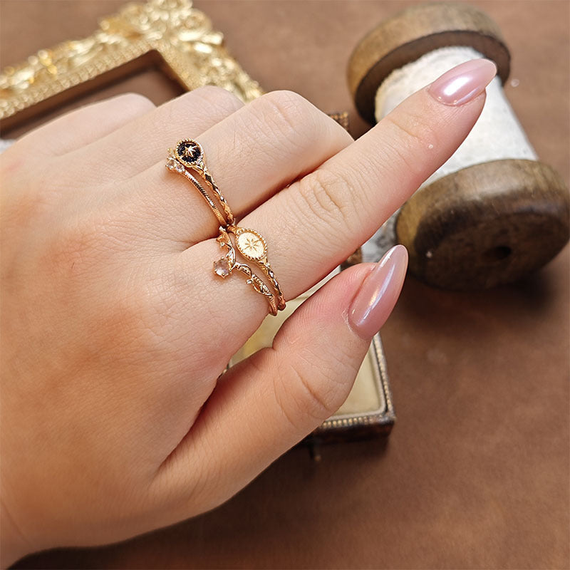Celestial Whisper | Star Signet Rings